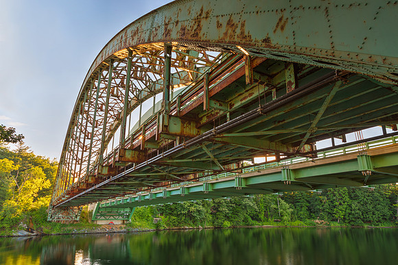 Rusted Sunset Bridge
