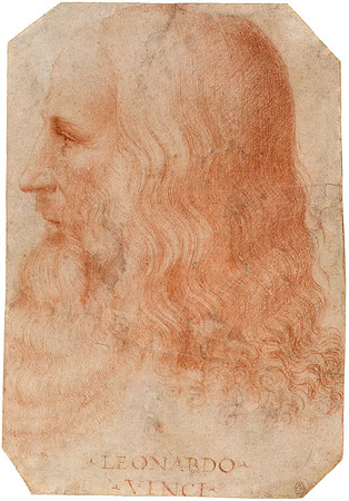 Leonardo Vinci Portrait by Francesco Melzi