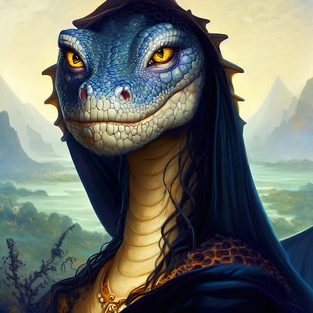 Mona Lisa Dragon
