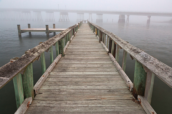 Misty Assateague Pier