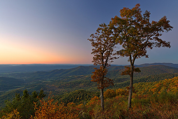 Shenandoah Twilight Overlook