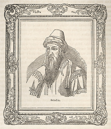 Vintage Engraving - Saladin