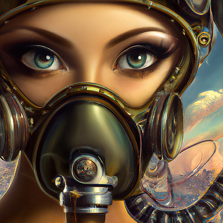 Gas Mask Beauty