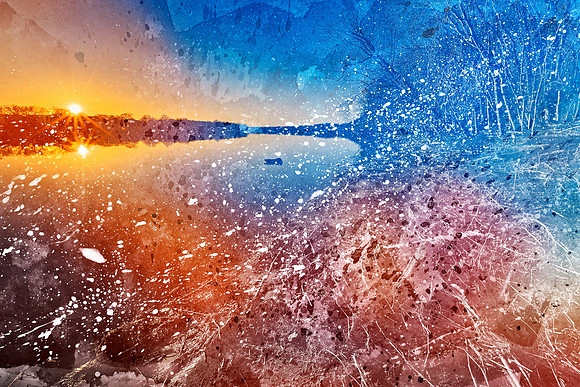 Acrylic Potomac Sunset
