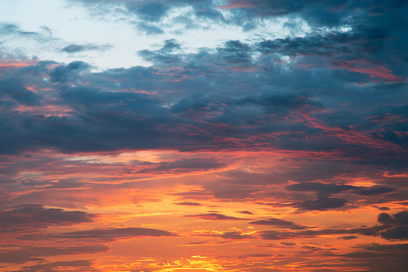 Vibrant Sunset Clouds