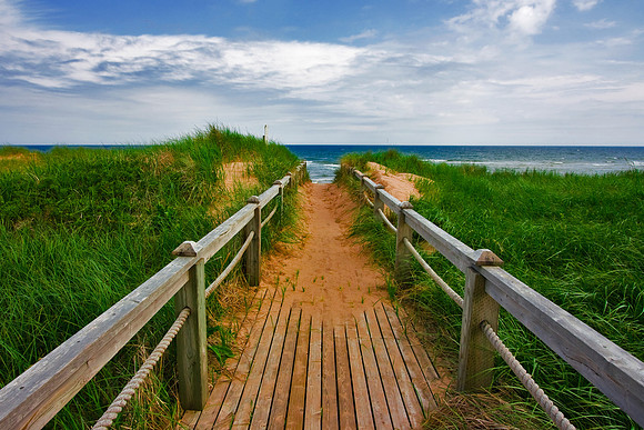 PEI Beach Boardwalk
