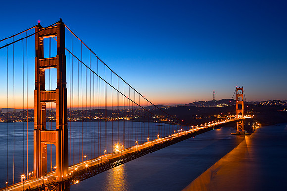 Golden Gate Dawn Bridge