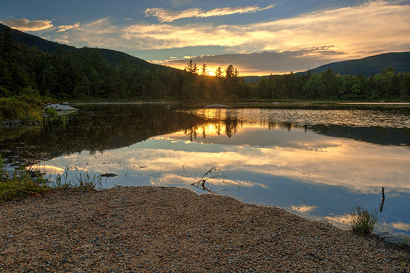 Lily Pond Sunset