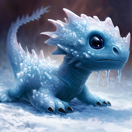 Icicle Dragon Hatchling