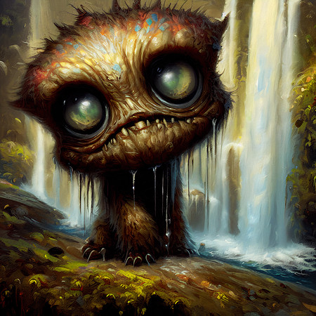 Baby Waterfall Monster
