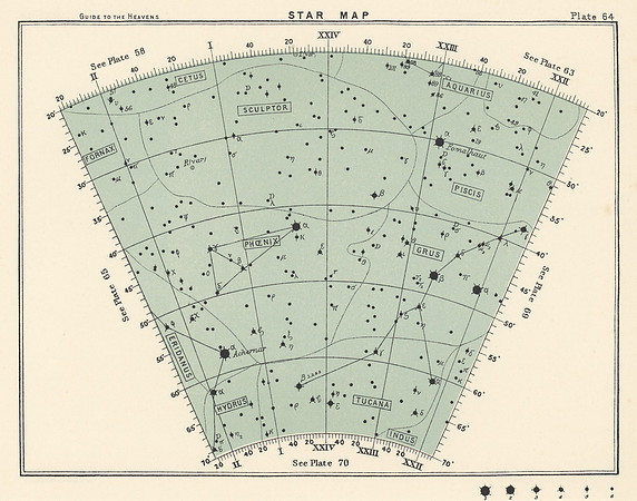 Vintage Star Map - Plate 64