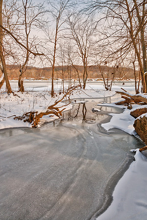 Great Falls Winter Stream