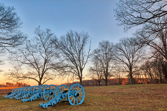 Valley Forge Cannon Twilight