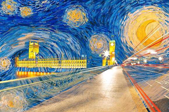 Starry London Night