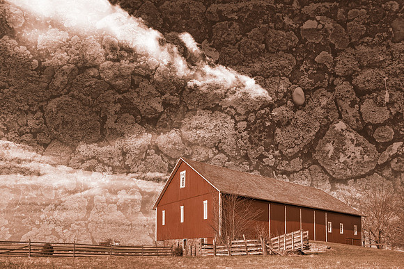 Spangler Weathered Sky Farm - Sepia Nostalgia
