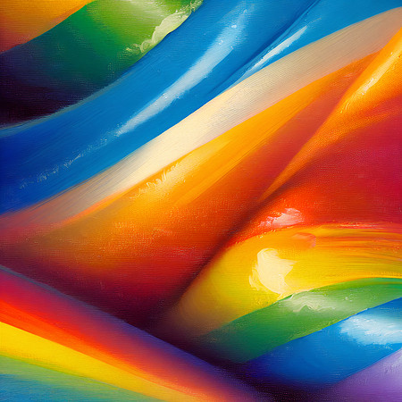 Rainbow Oil Paint