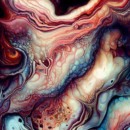 Abstract Watercolor - Hypnotic Skin