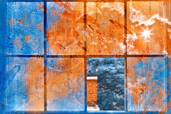 Abstract Acrylic Window Frame