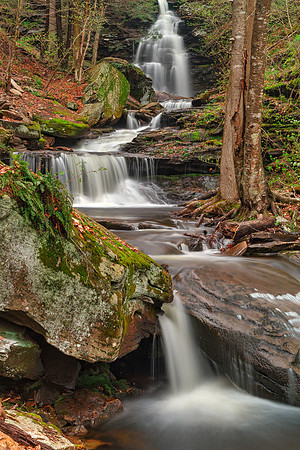 Ricketts Glen Waterfall Layers