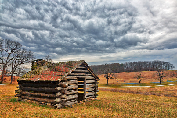 Valley Forge Cabin Cloudscape