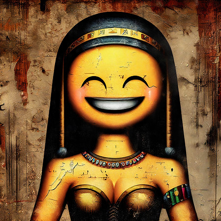 Grungy Cleopatra Emoji