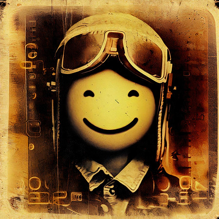 Vintage Aviator Emoji