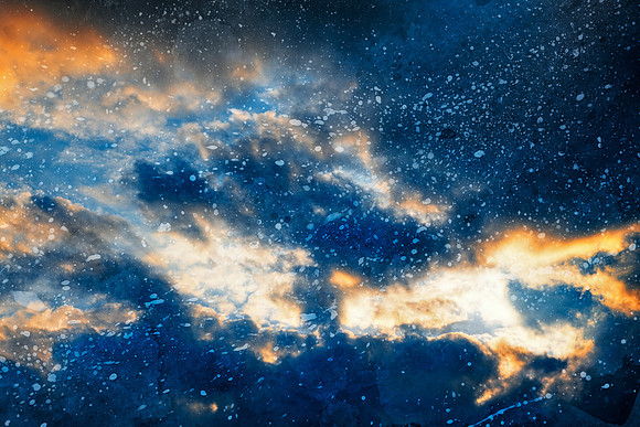 Glowing Acrylic Clouds