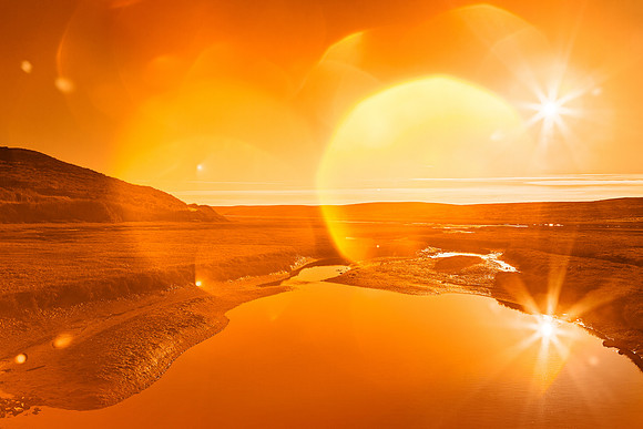 Twin Suns of Point Reyes - Gold Bokeh Bliss