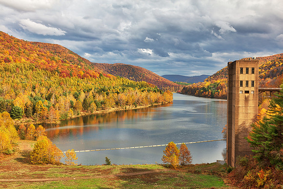 Autumn Tower Lake