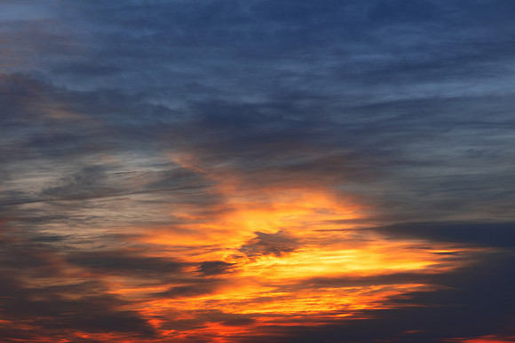 Sunset Ember Clouds