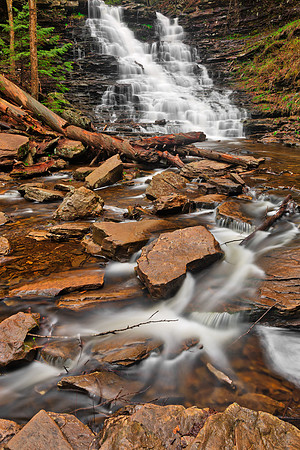 F.L. Ricketts Streaming Falls
