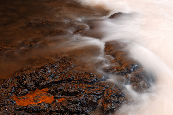 Burning Kolufoss Stream