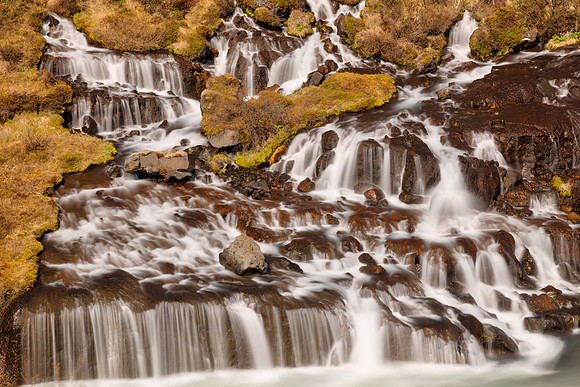 Hraunfossar Cascades