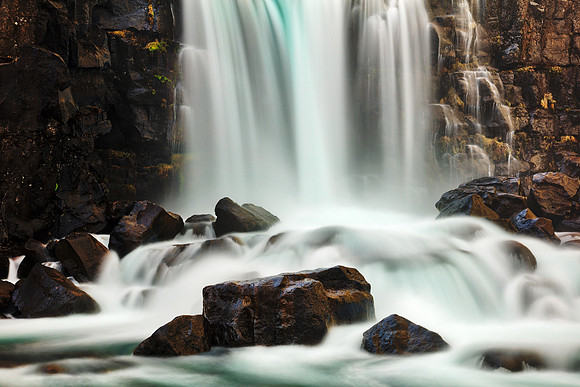 Oxararfoss Close-up