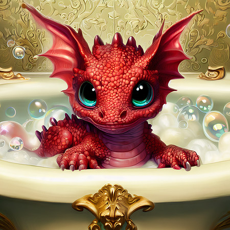 Baby Dragon Bubble Bath