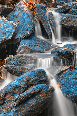 Blue Moss Waterfall