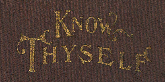Vintage Book Title - Know Thyself