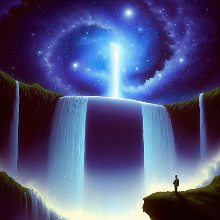 Cosmic Waterfall