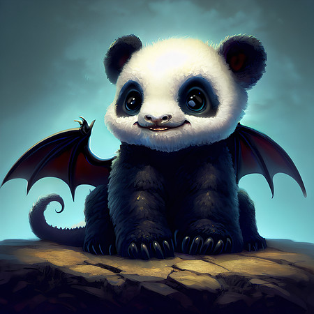 Baby Dragon Panda