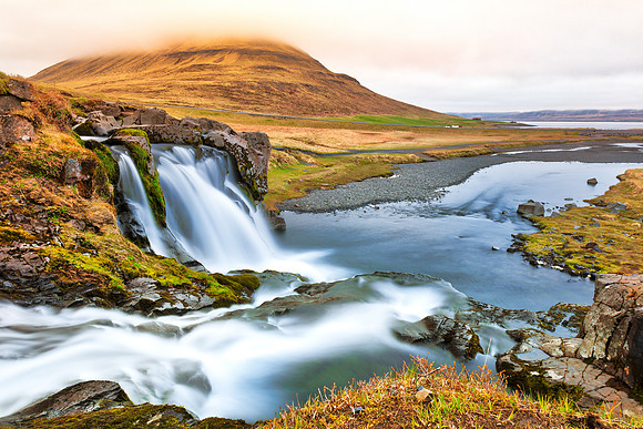 Drifting Colors of Kirkjufellsfoss