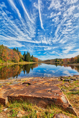 Cloudy Autumn Pendleton Lake