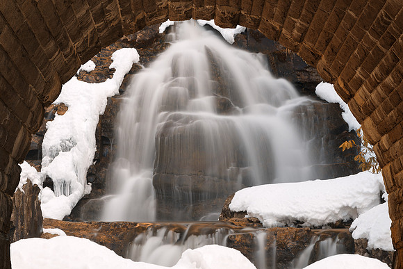 Winter Hawk Arch Falls