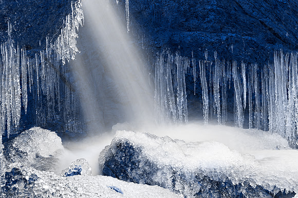 Stream of Blue Frozen Hope