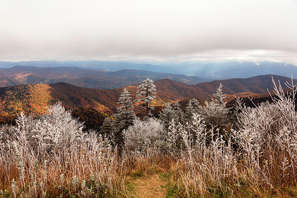 Frosted Autumn Smoky Mountains