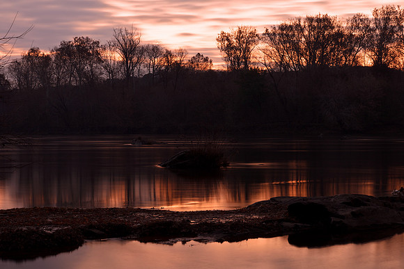 Potomac River Twilight - Swains Lock