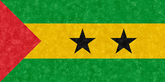 Velvet Flag - Sao Tome and Principe