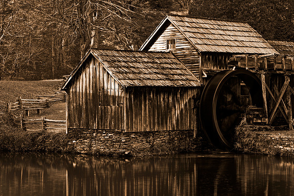 Mabry Monochrome Mill - Sepia Nostalgia