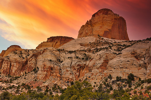 Golden Throne of Capitol Reef