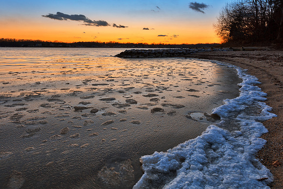 Quiet Waters Winter Twilight