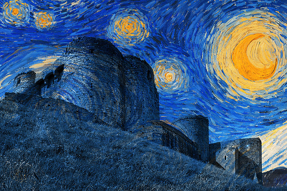 Starry Night Castle